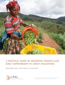 Cover of A Practical Guide to Measuring Women’s and Girls’ Empowerment in Impact Evaluations