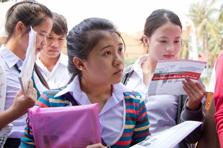 Female students from the University of Laos ©HUMA / World Bank