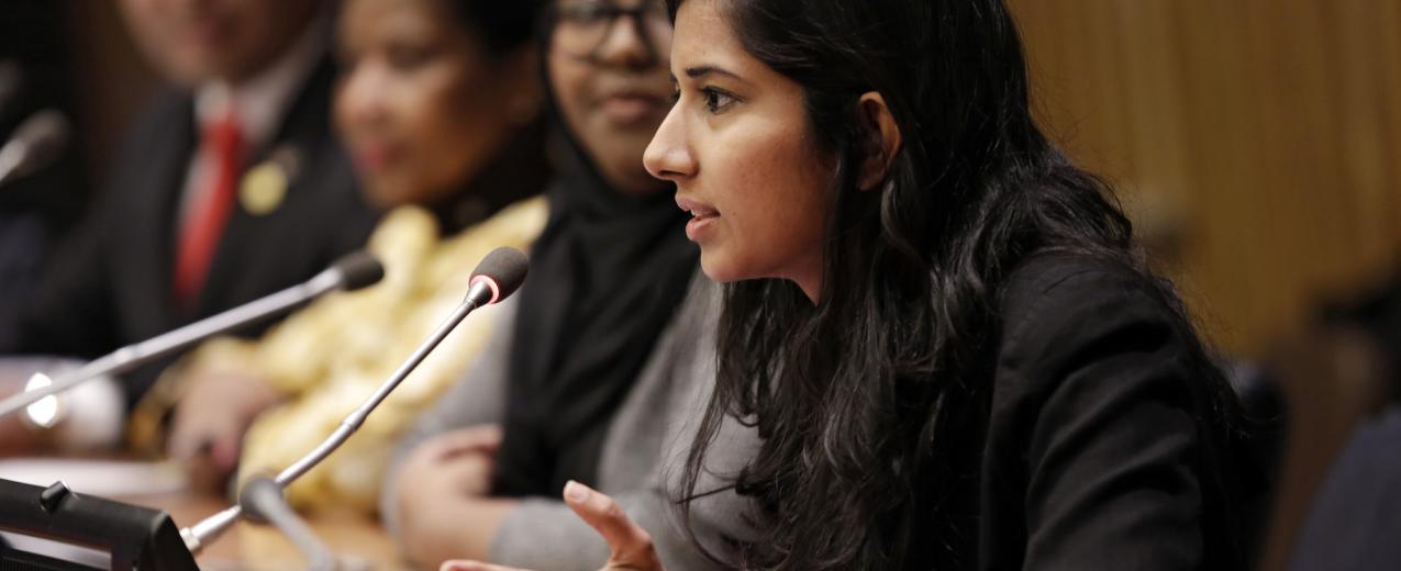 61st session of the Commission on the Status of Women (CSW61) in New York hosting a Youth Forum titled, “Youth Create Gender Equality–Economic Empowerment in the Changing World of Work”, 2017