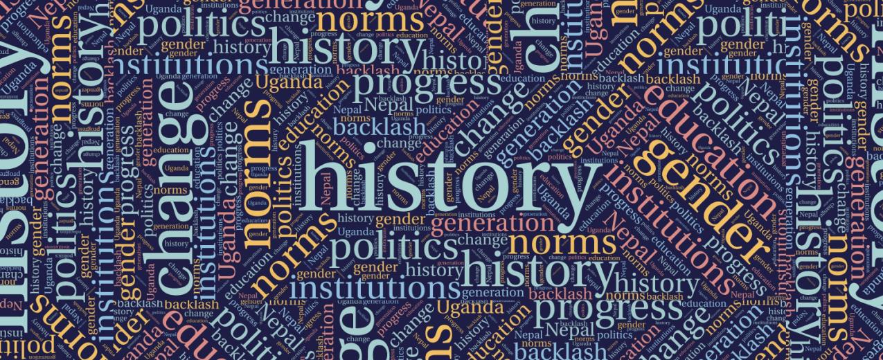 Histories and change word art header