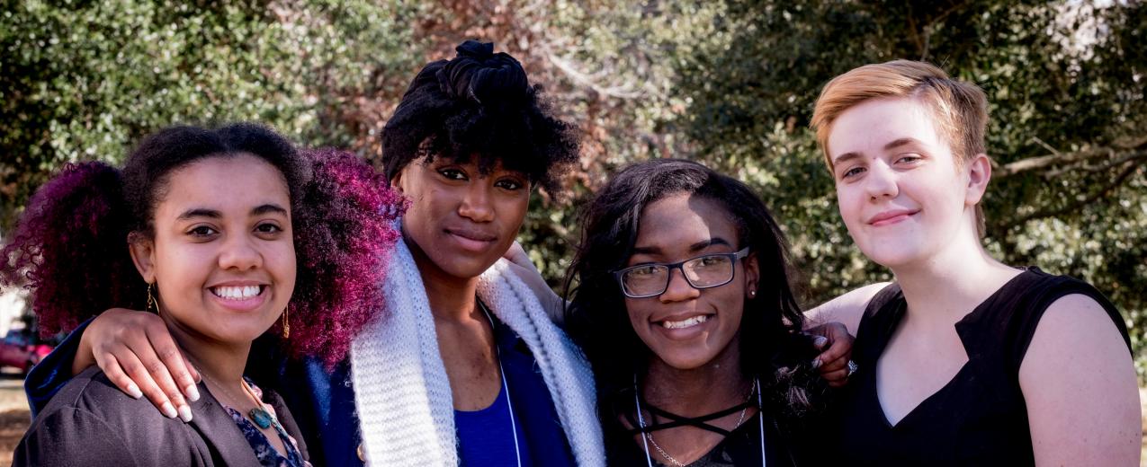 Members of the Mississippi Youth Council (MYCouncil) advocate at the state capitol around sex education in their schools. © Nina Robinson/Getty Images/Images of Empowerment