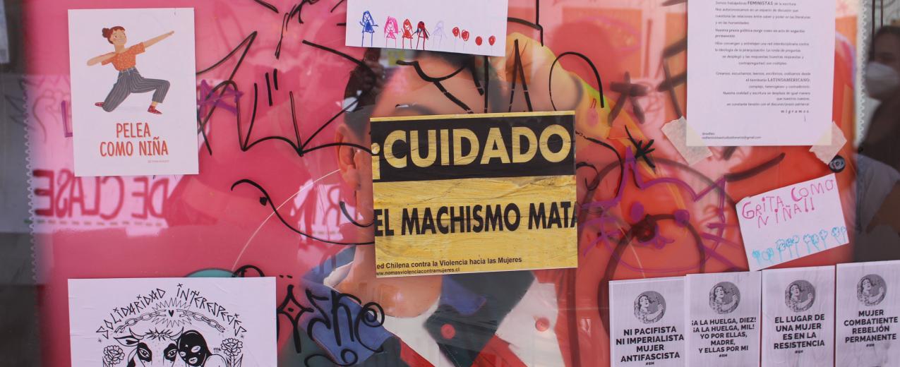 Machoism graffiti