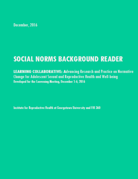 Social norms background reader