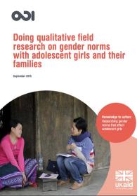 Two young women talking outside - the front cover of this publication