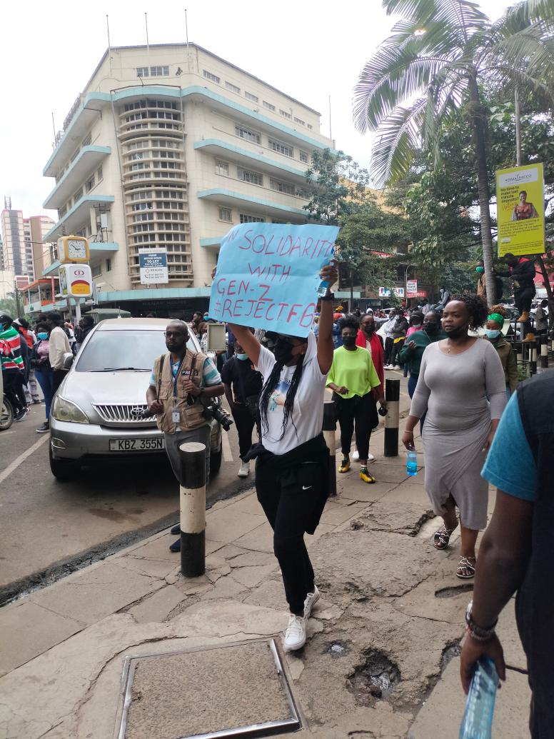 Protesters against budget tax proposals in Nairobi, Kenya, June 2024. © Simon Libz | Shutterstock ID: 2478195213