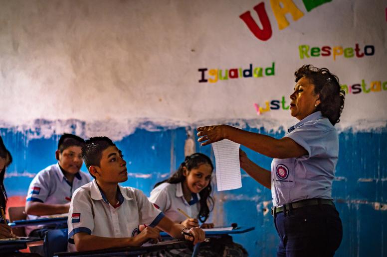 College students and their teacher in Guazacapan, Guatemala. ©Shutterprice | Shutterstock ID: 1223048173 